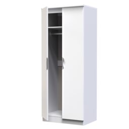 Ready Assembled 2 U Holborn 2 Door Wardrobe (Ready Assembled) in White - Size: Large - thumbnail 6