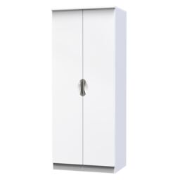 Ready Assembled 2 U Holborn 2 Door Wardrobe (Ready Assembled) in White - Size: Large - thumbnail 4