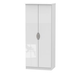 Ready Assembled 2 U Holborn 2 Door Wardrobe (Ready Assembled) in White - Size: Large - thumbnail 7