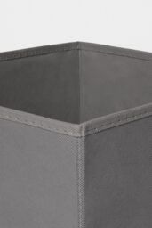 OHS Pack of 6 Plain Folding Storage Boxes in Charcoal - thumbnail 6
