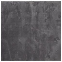 Berkfield Home Rug Short Pile Soft & Washable Anthracite 200x200 cm in Black - Size: 100 cm diameter - thumbnail 2