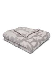 Fusion 'Scandi Animals' Plush Fleece Throw in Grey - Size: 120 cm x 150 cm