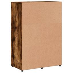 Berkfield Home Sideboard Smoked Oak 60x31x84 cm Engineered Wood in Brown - Size: 60 x 31 x 84 cm - thumbnail 7
