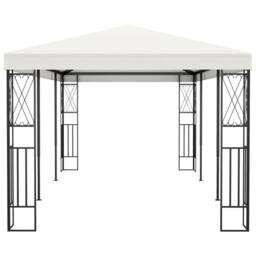 Berkfield Home Gazebo 3x6 m Cream Fabric in Beige - thumbnail 3