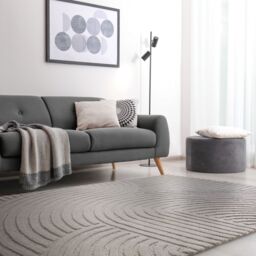 The Rug Shop UK Cream Handmade Wool Modern Geometric Easy To Clean Ivory Area Rug - Size: 200 cm x 290 cm - thumbnail 3