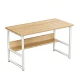 EONLION Computer Desk Laptop Study Table Home Office Workstation Furniture in Brown - thumbnail 4