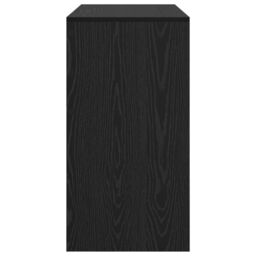 Berkfield Home Black Oak Writing Desk Black oak Engineered wood 100 x 40 x 76 cm - thumbnail 5