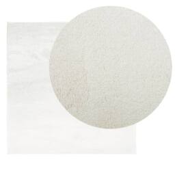 Berkfield Home Rug OVIEDO Short Pile Cream 120x120 cm - Size: Medium - thumbnail 3