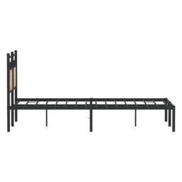 Berkfield Home Bed Frame without Mattress Sonoma Oak 120x200 cm Engineered Wood in Brown - Size: Small Double - thumbnail 7
