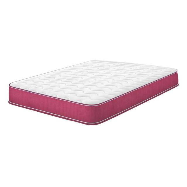 eXtreme Comfort Ltd 18cm Hybrid Memory Foam Spring Mattress CoolTouch Cover in Pink - Size: King - image 1