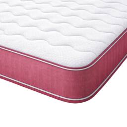 eXtreme Comfort Ltd 18cm Hybrid Memory Foam Spring Mattress CoolTouch Cover in Pink - Size: King - thumbnail 2