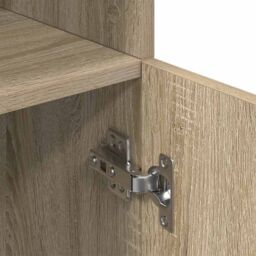 Berkfield Home Kitchen Cabinet Sonoma Oak 57x41.5x131.5 cm Engineered Wood in Brown - thumbnail 8