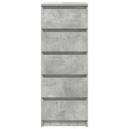 Berkfield Home Sideboard with Drawers Concrete Grey 37.5x35x99 cm Engineered Wood - thumbnail 6
