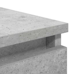 Berkfield Home Sideboard with Drawers Concrete Grey 37.5x35x99 cm Engineered Wood - thumbnail 9