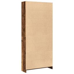 Berkfield Home Bookcase Old Wood 80x24x176 cm Engineered Wood in Brown - Size: 80 x 24 x 176 cm - thumbnail 6