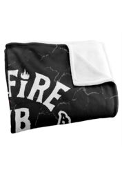 Stranger Things Hellfire Club Logo Officially Licensed Silky Touch Super Soft Throw Blanket 152 x 127 cm in White - thumbnail 3