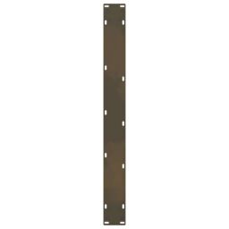 Berkfield Home Coffee Table Legs Natural Steel 2 pcs 80x(72-73) cm Steel in Grey - thumbnail 7