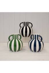 KDMD Black & White Striped Statement Vase - thumbnail 3