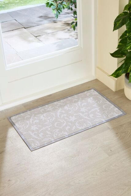 Artsy Mats Taupe Paisley Indoor Outdoor Doormat (70 x 40cm) in Beige - Size: 40 cm x 70 cm - image 1
