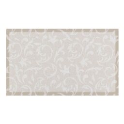 Artsy Mats Taupe Paisley Indoor Outdoor Doormat (70 x 40cm) in Beige - Size: 40 cm x 70 cm - thumbnail 2