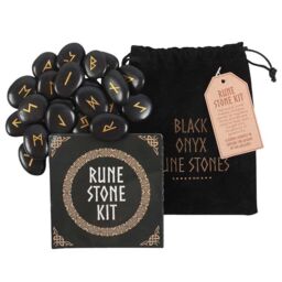 Something Different Onyx Viking Rune Stones (Pack of 25) in Black - thumbnail 1