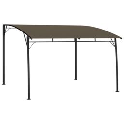 Berkfield Home Garden Sunshade Awning 3x3x2.55 m Taupe in Beige - thumbnail 1