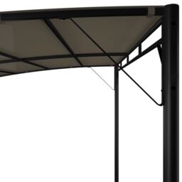 Berkfield Home Garden Sunshade Awning 3x3x2.55 m Taupe in Beige - thumbnail 5