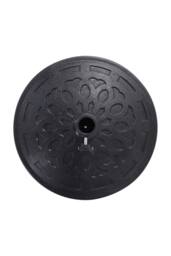 Living and Home 14KG Weatherproof Resin Base for 38mm Parasols - Heavy Duty Round Outdoor Stand in Black - thumbnail 6