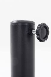 Living and Home 14KG Weatherproof Resin Base for 38mm Parasols - Heavy Duty Round Outdoor Stand in Black - thumbnail 8