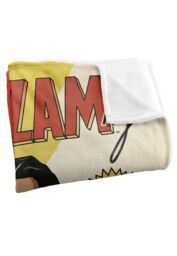Warner Brothers Shazam Fury Of The Gods Officially Licensed Silky Touch Super Soft Throw Blanket 152 x 127 cm in White - thumbnail 3