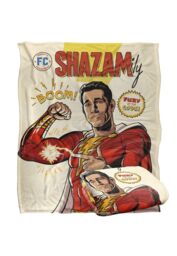 Warner Brothers Shazam Fury Of The Gods Officially Licensed Silky Touch Super Soft Throw Blanket 152 x 127 cm in White - thumbnail 2