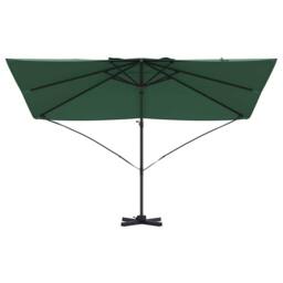 Berkfield Home Green Cantilever Umbrella Green Polyester fabric & metal frame - thumbnail 5