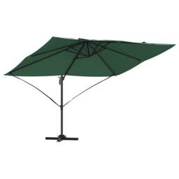 Berkfield Home Green Cantilever Umbrella Green Polyester fabric & metal frame - thumbnail 3