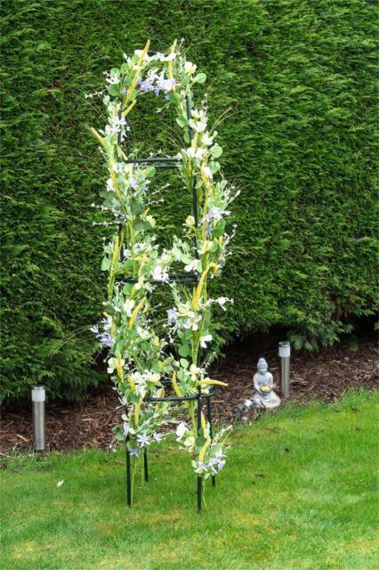 St Helens Standing Garden Obelisk 2M in Black - image 1