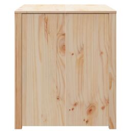 Berkfield Home Kitchen Cabinet Untreated Pinewood Medium Rectangular in Brown - thumbnail 6