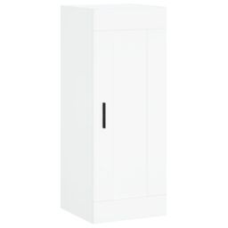 Berkfield Home Wall Mounted Cabinet White 34.5x34x90 cm Engineered Wood - thumbnail 2