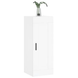 Berkfield Home Wall Mounted Cabinet White 34.5x34x90 cm Engineered Wood - thumbnail 4