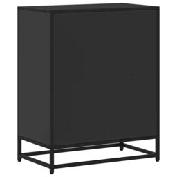 Berkfield Home Book Cabinet Black 60x35x76 cm Engineered Wood - Size: 60 x 35 x 76 cm - thumbnail 6