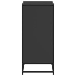 Berkfield Home Book Cabinet Black 60x35x76 cm Engineered Wood - Size: 60 x 35 x 76 cm - thumbnail 5