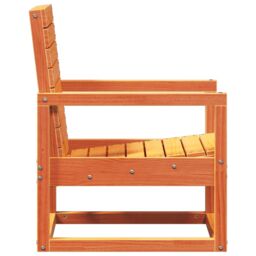 Berkfield Home Garden Chair Wax Brown 57.5x63x76 cm Solid Wood Pine - thumbnail 5