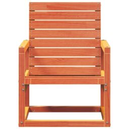 Berkfield Home Garden Chair Wax Brown 57.5x63x76 cm Solid Wood Pine - thumbnail 4