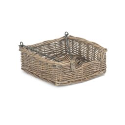 Red Hamper Wicker Antique Wash Napkin Holder in Brown - thumbnail 2