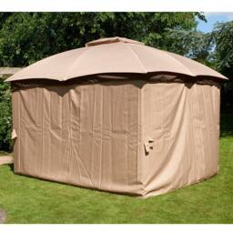 Glendale Leisure Rio Gazebo - L365 x W300 x H260 cm - Mocha in Brown - thumbnail 3