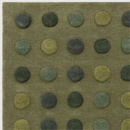 The Rug Shop UK Green Modern Easy to clean Hand Made Dotted Area Rug - Size: 200 cm x 300 cm - thumbnail 4