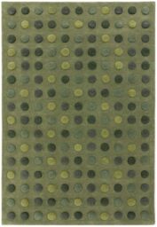 The Rug Shop UK Green Modern Easy to clean Hand Made Dotted Area Rug - Size: 200 cm x 300 cm - thumbnail 6