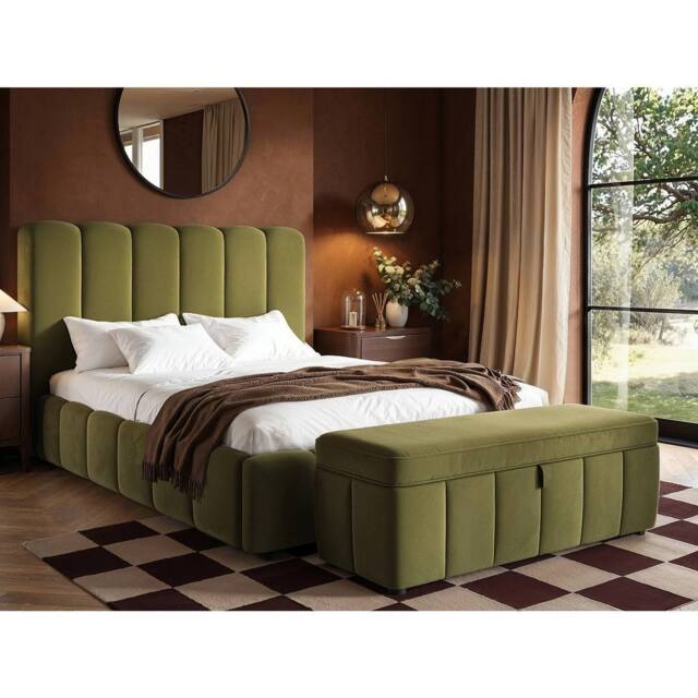 Solace+Co Emilie Blanket Box in Green - image 1