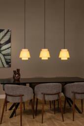 Netlighting Tribute Pendant light 3xE27 Cream in Beige - thumbnail 4
