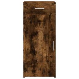 Berkfield Home Sideboard Smoked Oak 40x42.5x93 cm Engineered Wood in Brown - thumbnail 4