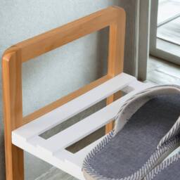FURNOS 4 Tier Shoe Storage Rack Hallway Organiser in Brown - thumbnail 6