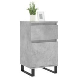 Berkfield Home Sideboard Concrete Grey 40x35x70 cm Engineered Wood - Size: 40 x 35 x 70 cm - thumbnail 3